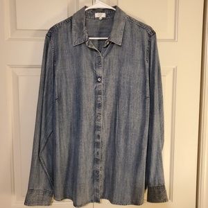 Crown & Ivy light denim shirt
